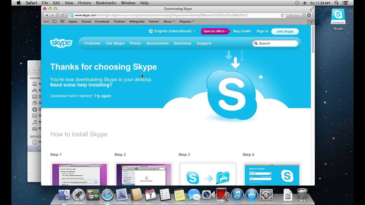 skype for mac pc download